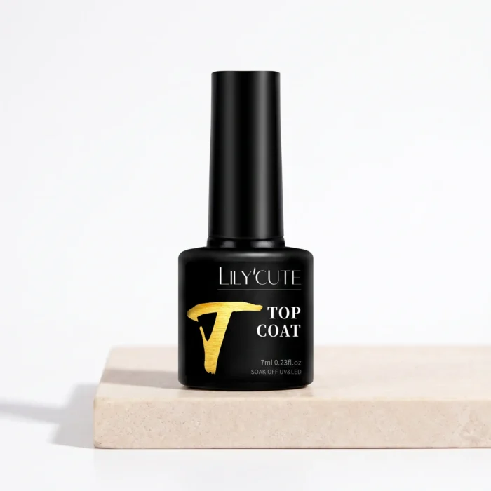 Lilycute UV gel top coat 7ml compact high gloss for cat eye and gel polish services in Pakistan