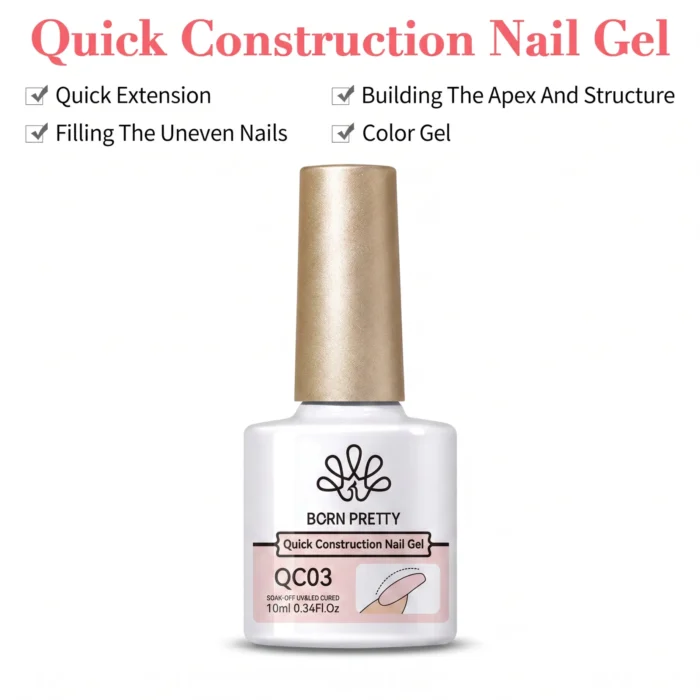 Born Pretty quick construction nail gel QC03 10ml tinted fast build for nail extensions in Pakistan Born Pretty quick construction nail gel QC03 10ml tinted fast build for nail extensions in Pakistan