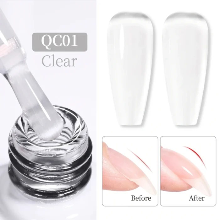 Born Pretty quick construction nail gel QC01 clear 10ml fast build for nail extensions in Pakistan