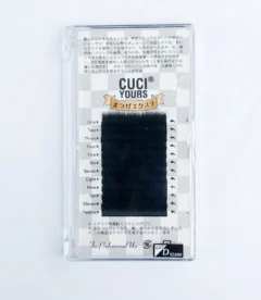 Cuci Yours lash extension tray 0.07mm D curl 10mm PBT professional for volume lash sets in Pakistan