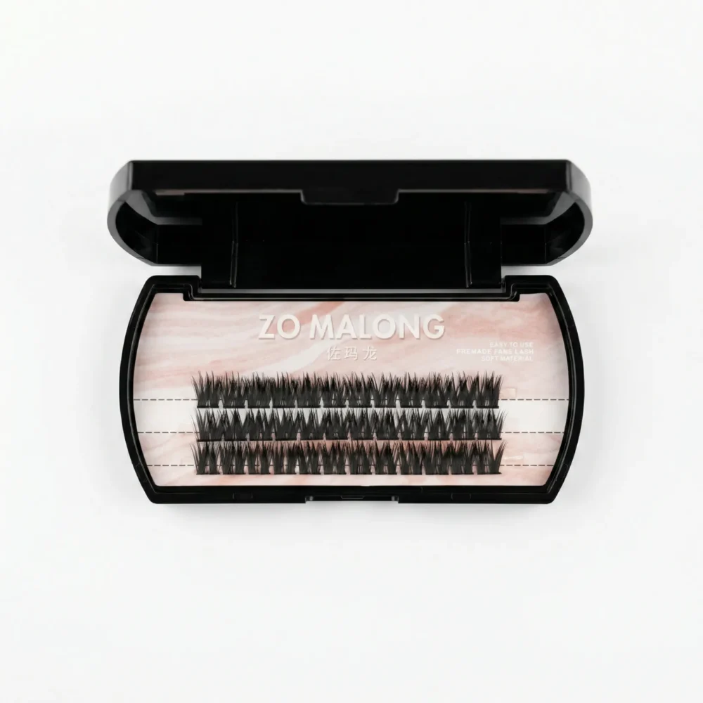 Zo Malong pre-made lash clusters full volume style dense multi-row for dramatic lash results in Pakistan