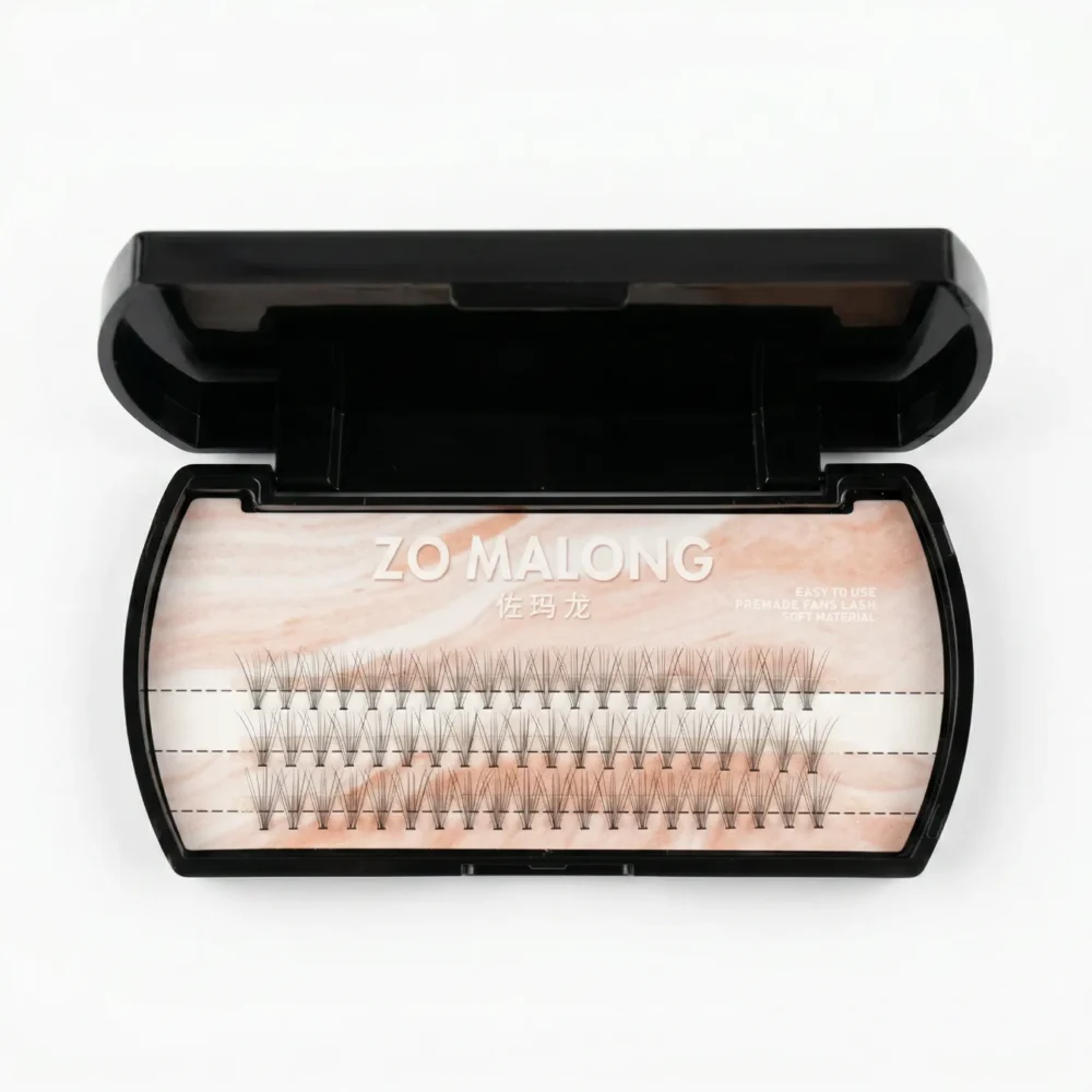 Zo Malong pre-made lash clusters natural fine style wider spread soft for natural lash enhancement in Pakistan