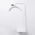 Meem'z half moon LED nail table lamp with stand white for professional nail workstation in Pakistan