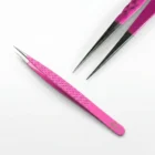 Meem'z isolation lash extension tweezer straight fine tip for lash technicians in Pakistan