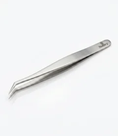 Nailistry professional lash extension tweezer type C 45 degree angled tip for classic lash work in Pakistan
