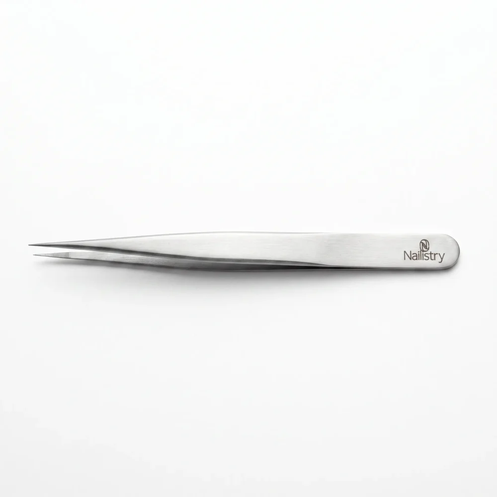 Nailistry professional lash extension tweezer type A straight fine tip isolation for lash technicians in Pakistan