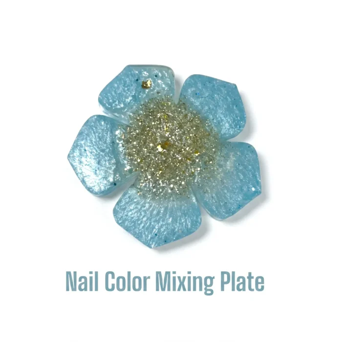Meem'z mini nail colour mixing plate handmade resin for nail art in Pakistan Meem'z mini nail colour mixing plate handmade resin for nail art in Pakistan