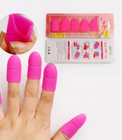 Meem'z soak off nail caps plastic clips for hands-free gel polish removal in Pakistan