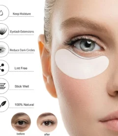 Meem'z under eye gel patches for lash extensions holding lower lashes for lash technicians in Pakistan