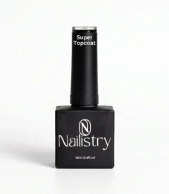 Nailistry super no-wipe UV gel top coat 18ml mirror gloss finish exclusively in Pakistan