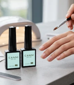 Canni HEMA free base coat 9ml safe formula for sensitive skin clients in Pakistan