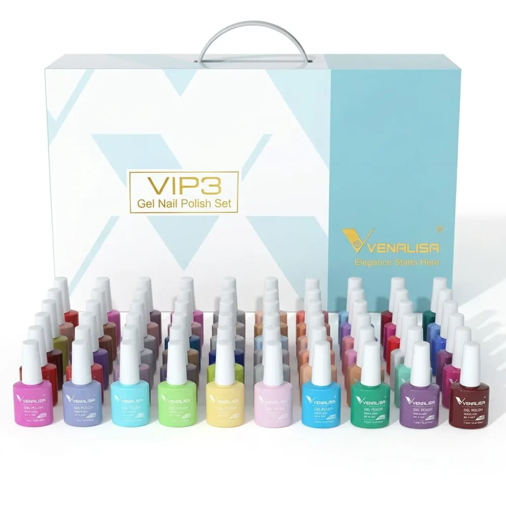 Venalisa VIP3 Spring Summer Gel Nail Polish Kit - 65pcs 7.5ml