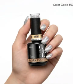 Born Pretty PRO Sea Blue Crystal Cat Eye Magnetic Gel Polish 15ml - T030