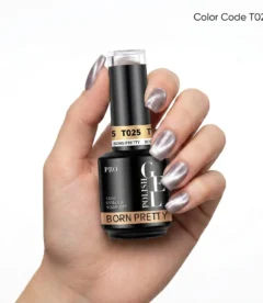 Born Pretty PRO Sea Blue Crystal Cat Eye Magnetic Gel Polish 15ml - T025