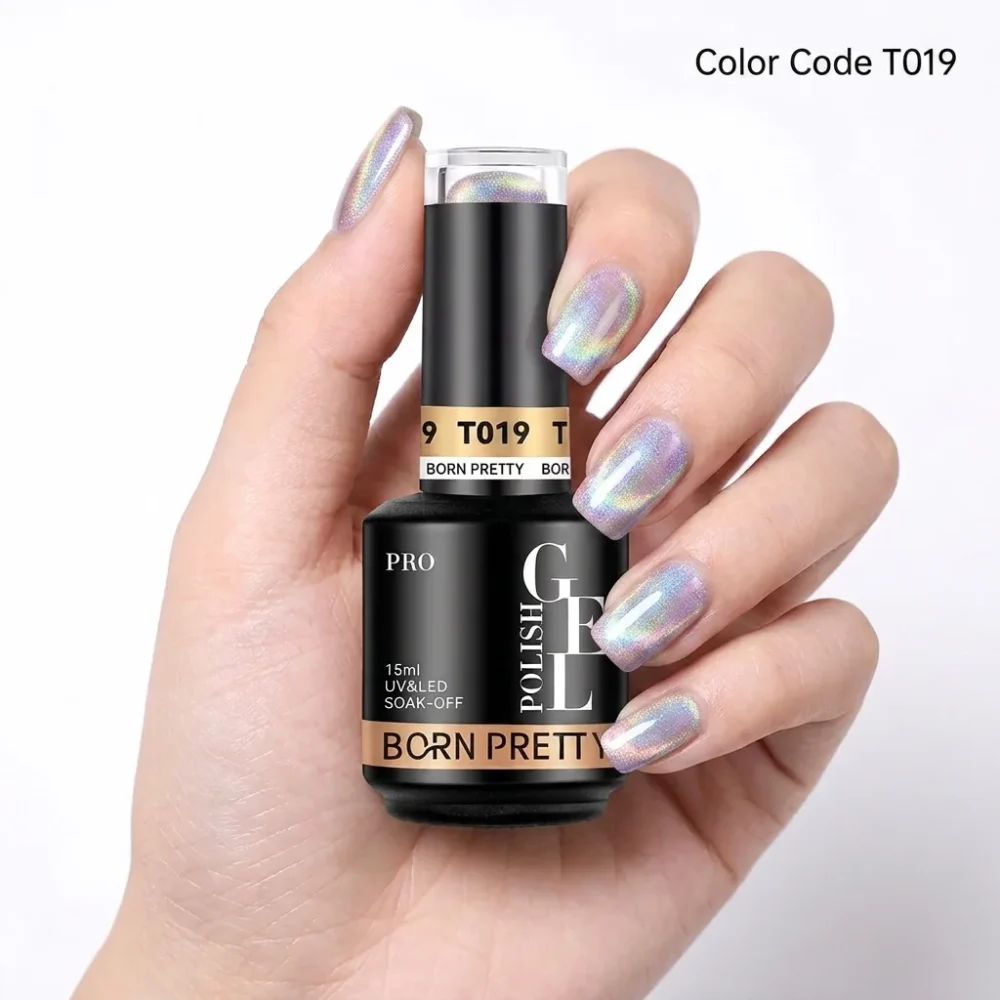 Born Pretty PRO Aurora Cat Eye Magnetic Gel Polish 15ml - T019