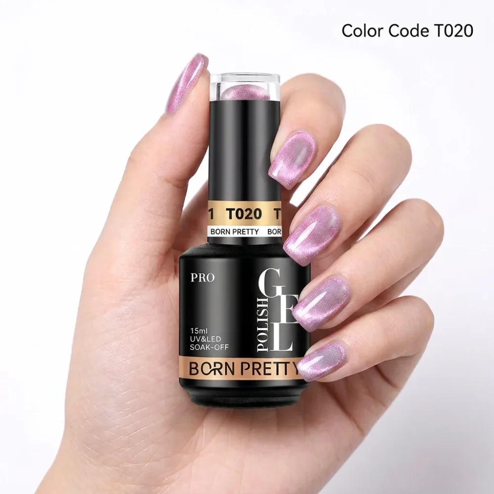 Born Pretty PRO Aurora Cat Eye Magnetic Gel Polish 15ml - T020