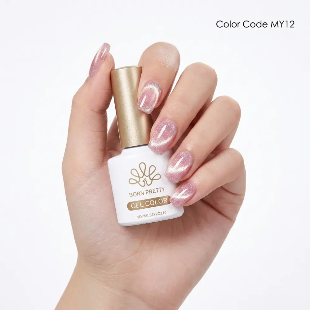 Born Pretty Light Flow Cat Eye Magnetic Gel Polish 10ml - MY12