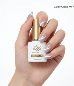 Born Pretty Super Delicate White Cat Eye Magnetic Gel Polish 10ml - MY77