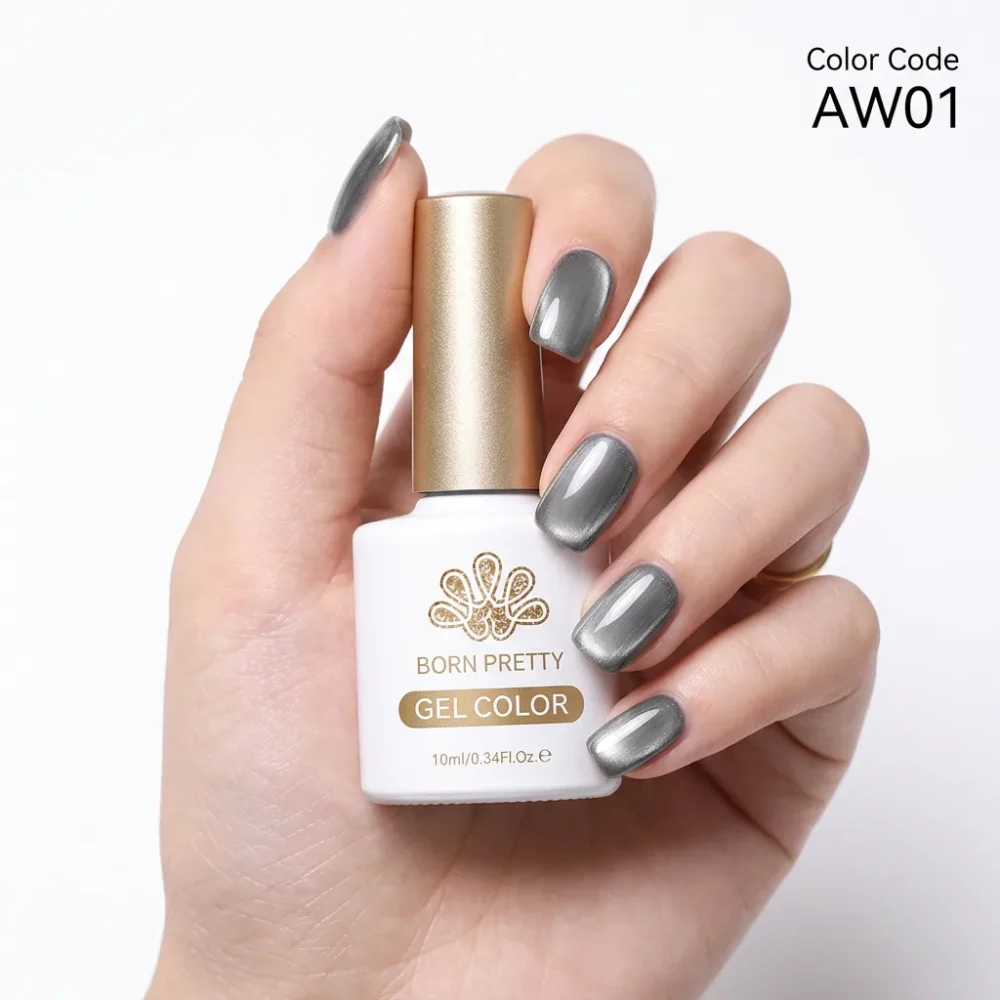 Born Pretty Aurora Winter Cat Eye Magnetic Gel Polish 10ml - AW01