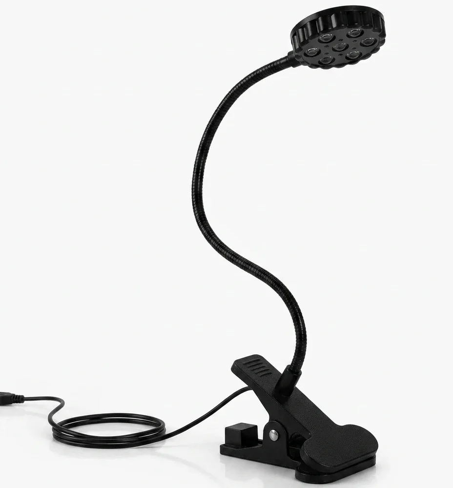 Meem'z Flexible Portable Clip-On UV LED Nail Lamp - 6 LEDs