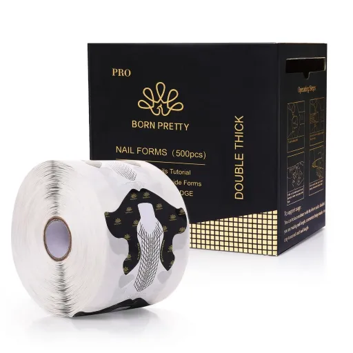 Born Pretty Pro 500pcs Nail Forms for Quick Extension Gel
