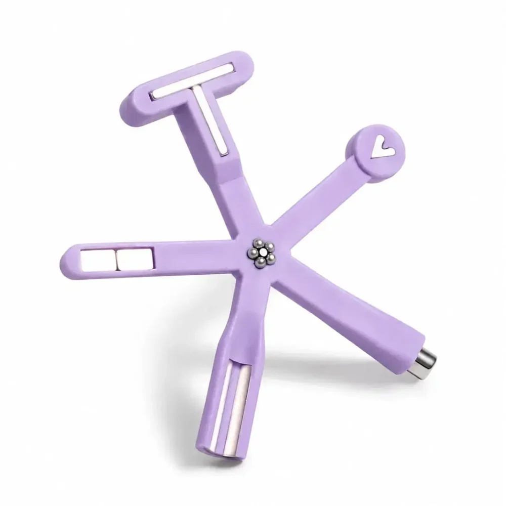 Meem'z 8-in-1 Starfish Cat Eye Magnet - Purple