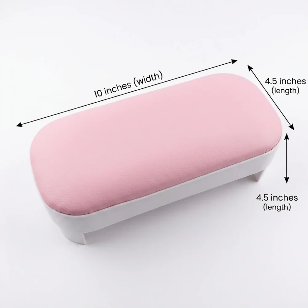 Meem'z 10" Ergonomic Nail Arm Rest Cushion - Pink