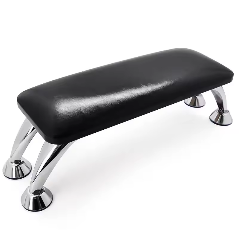 Meem'z Nail Art Armrest Cushion (Ultra-Fine Fiber Leather) - Black