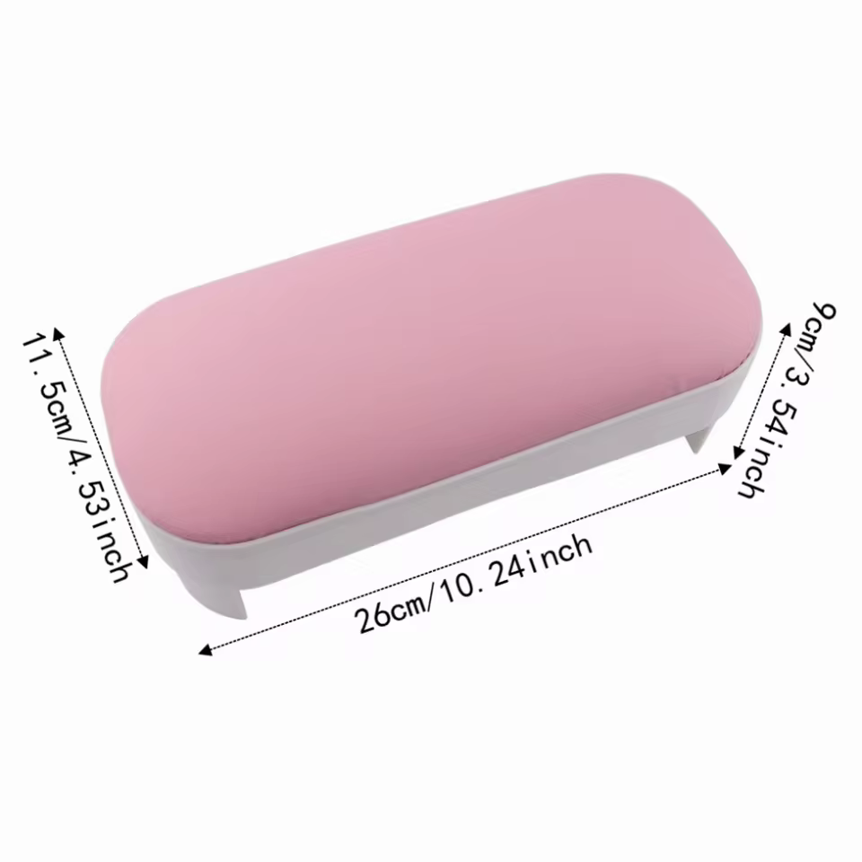 Meem'z 10" Ergonomic Nail Arm Rest Cushion - Purple