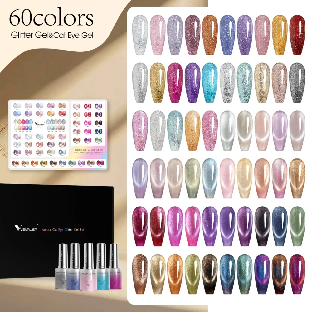Venalisa Cat Eye Set of 60pcs