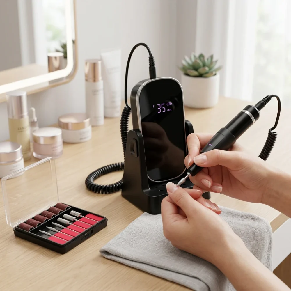 Nail Drill Machine 2 lifestyle