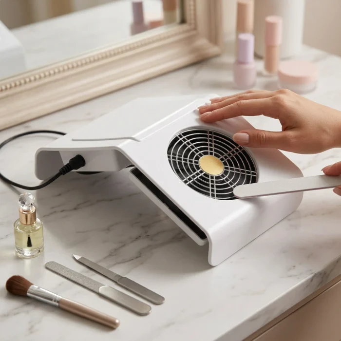 Nail dust collector lifestyle