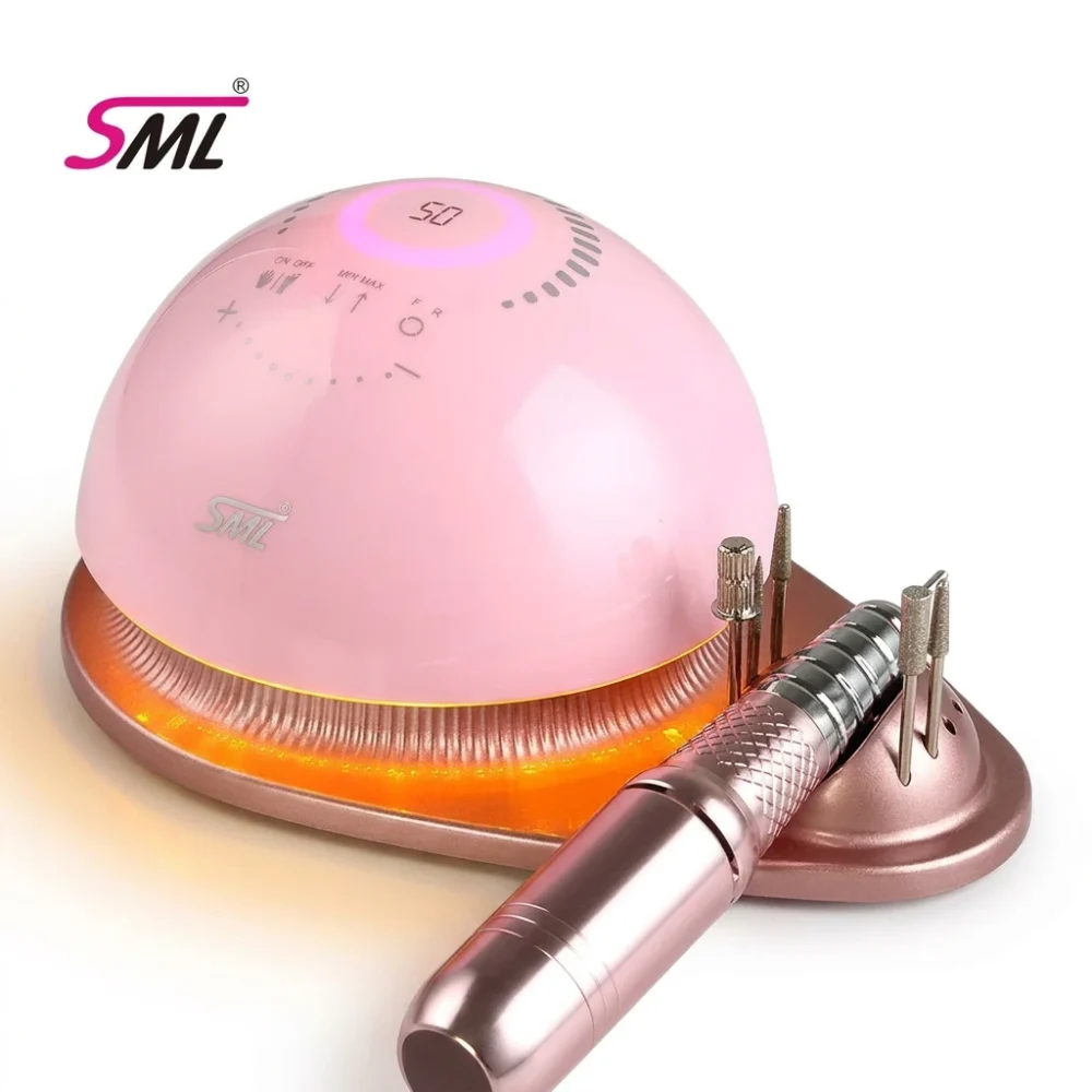 SML M21 Professional Electric Nail Drill 50000RPM - Pink