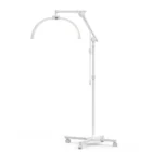 half moon lamp white