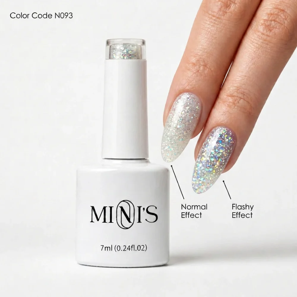 Nailistry Mini's Reflective Glitter Gel Polish 7ml - N093