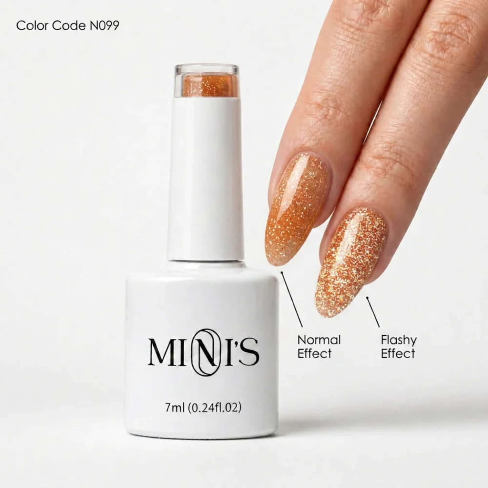 Nailistry Mini's Reflective Glitter Gel Polish 7ml - N099