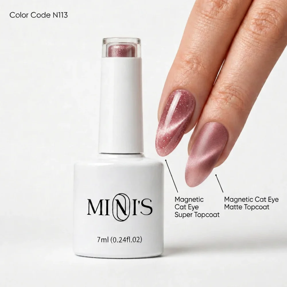 Nailistry Mini's Cat Eye Magnetic UV Gel Polish 7ml - N113