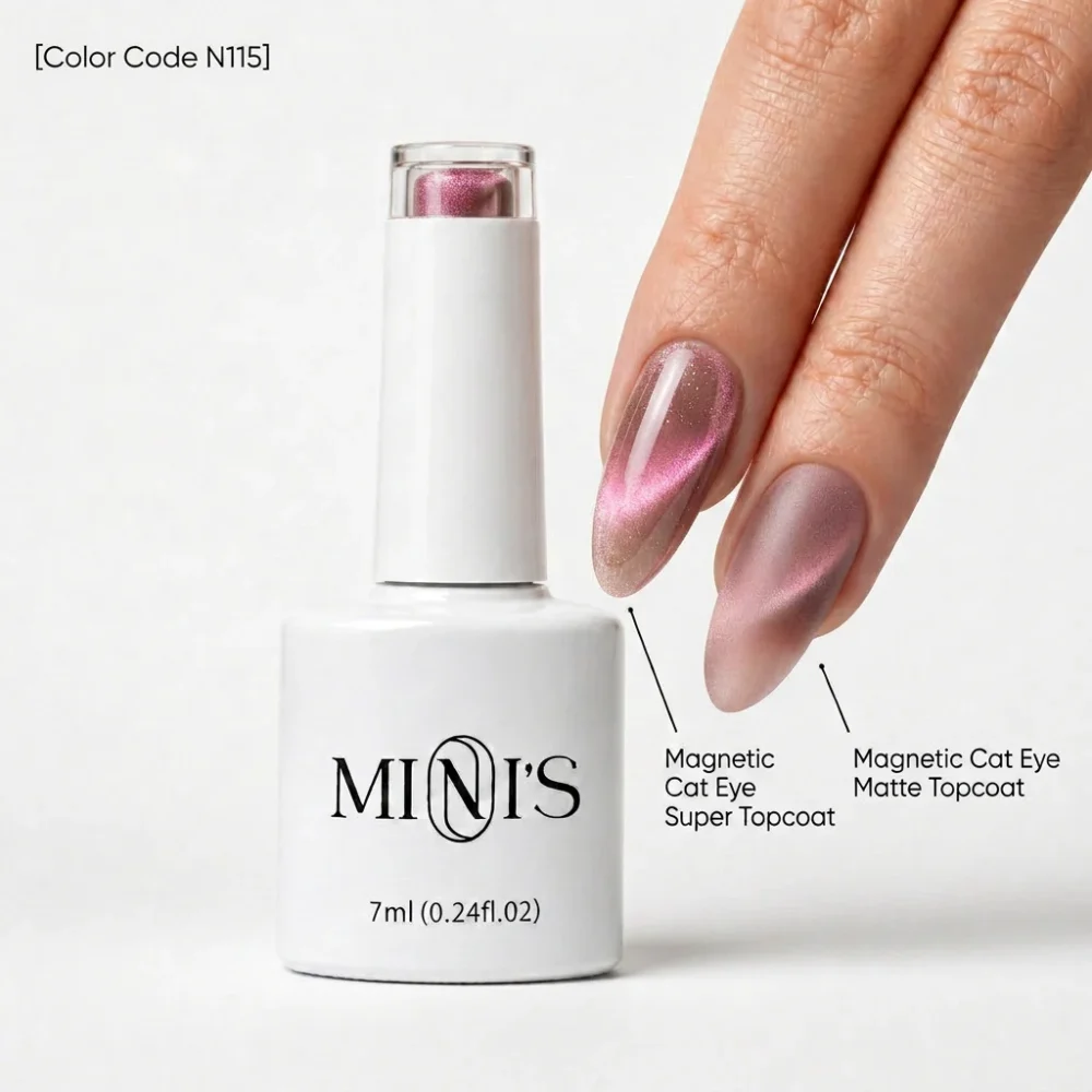 Nailistry Mini's Cat Eye Magnetic UV Gel Polish 7ml - N115