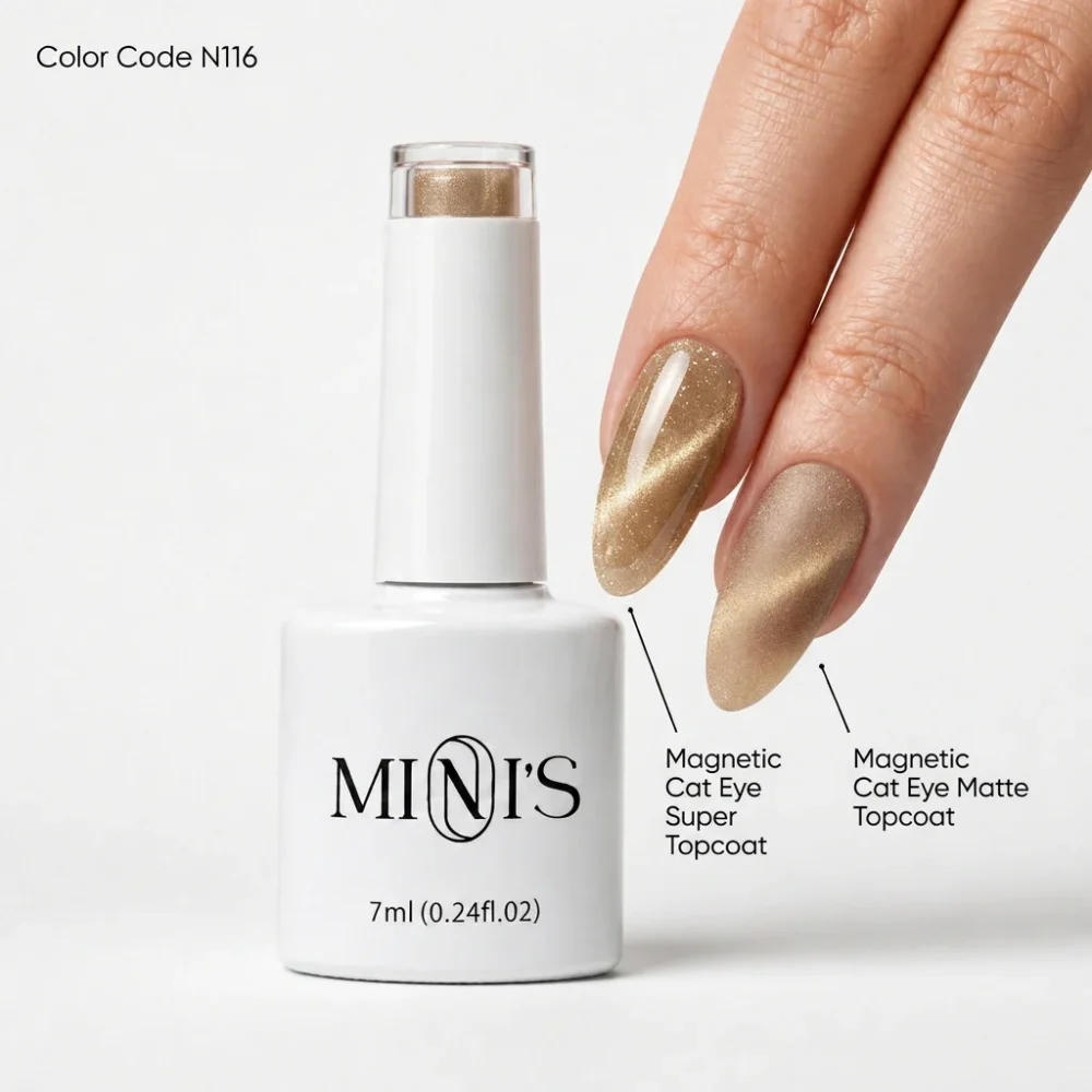 Nailistry Mini's Cat Eye Magnetic UV Gel Polish 7ml - N116