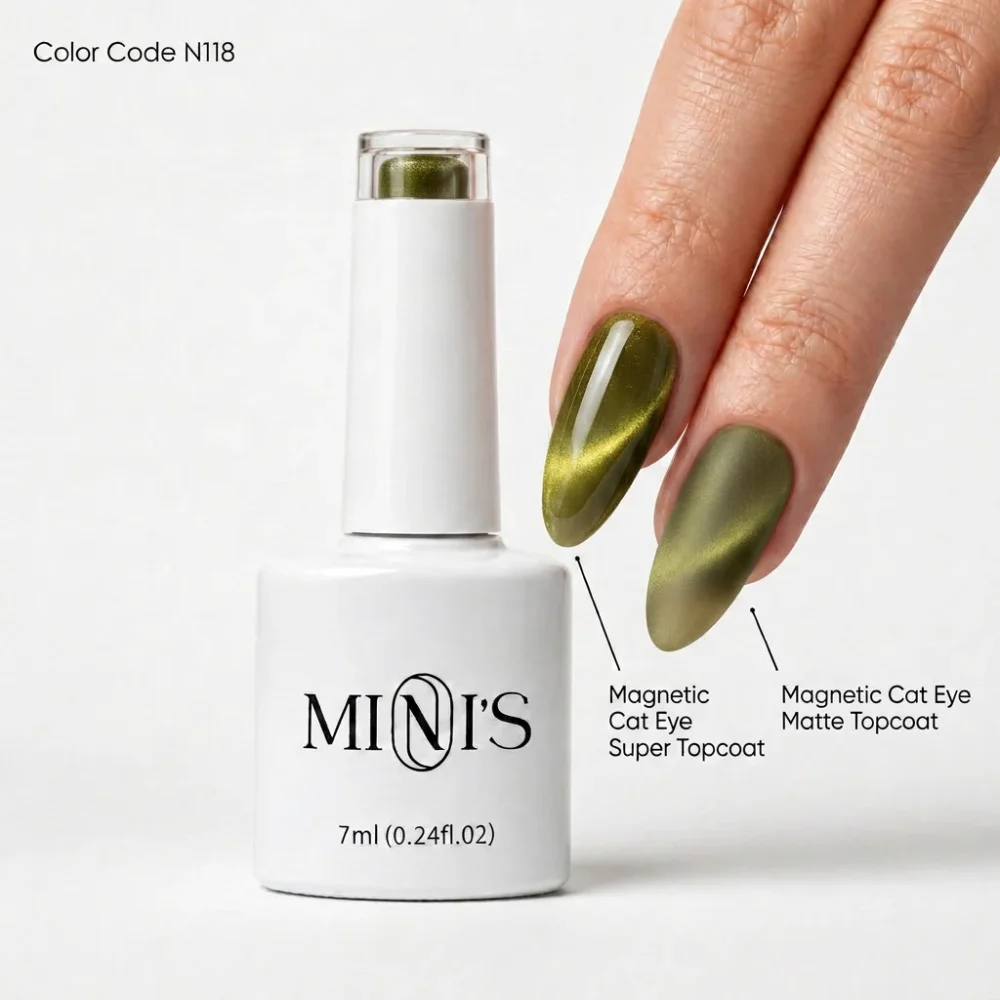 Nailistry Mini's Cat Eye Magnetic UV Gel Polish 7ml - N118