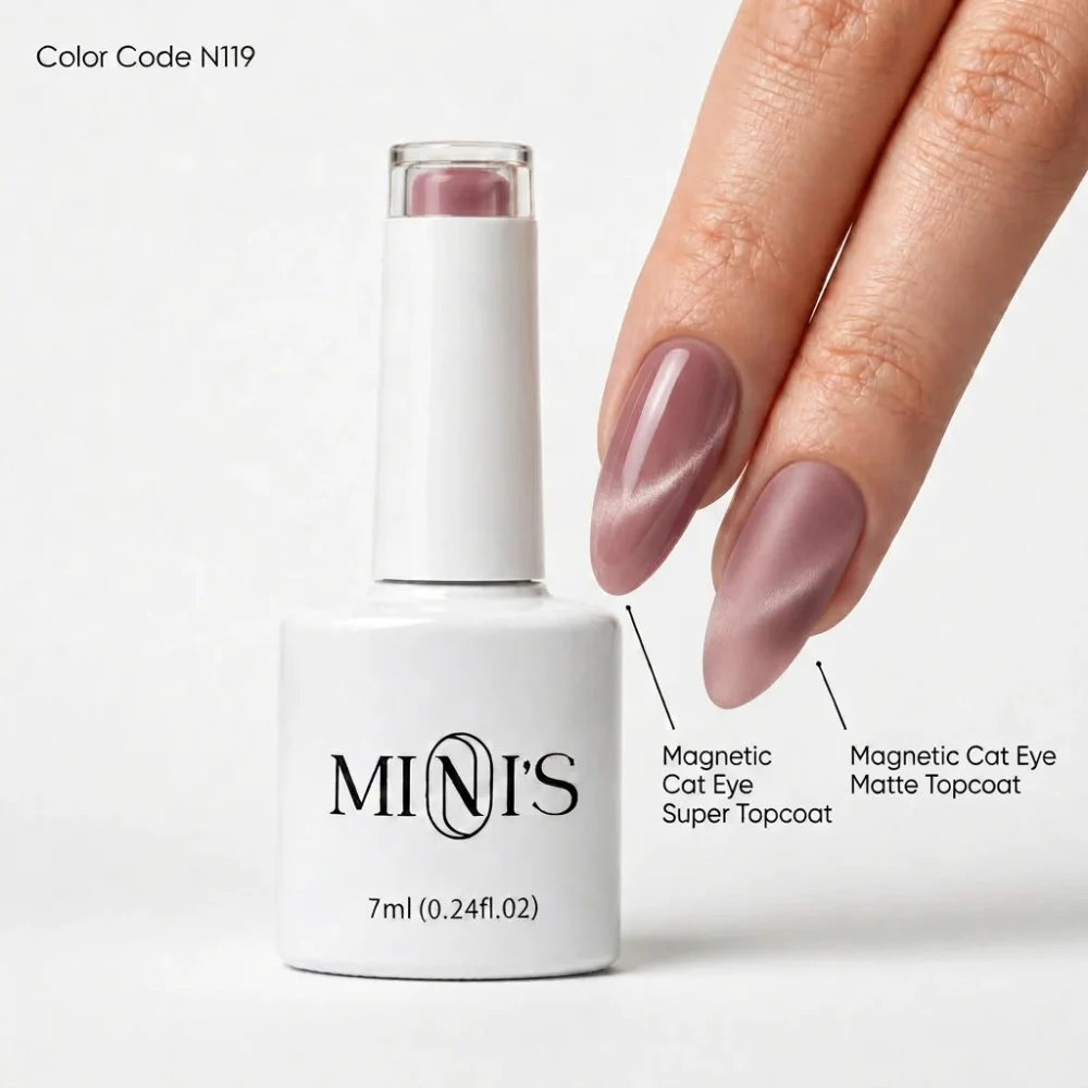 Nailistry Mini's Cat Eye Magnetic UV Gel Polish 7ml - N119