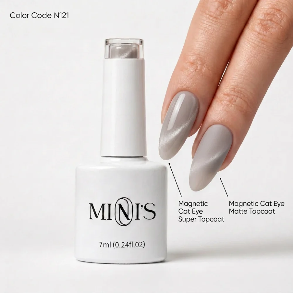 Nailistry Mini's Cat Eye Magnetic UV Gel Polish 7ml - N121