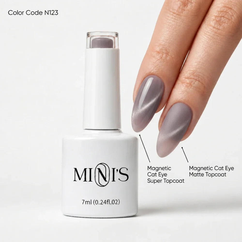 Nailistry Mini's Cat Eye Magnetic UV Gel Polish 7ml - N123