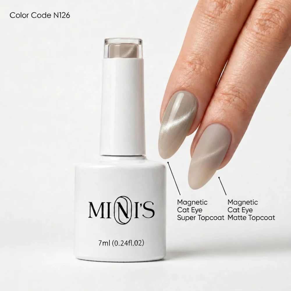 Nailistry Mini's Cat Eye Magnetic UV Gel Polish 7ml - N126