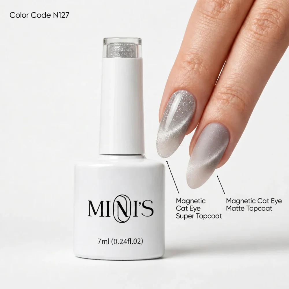 Nailistry Mini's Cat Eye Magnetic UV Gel Polish 7ml - N127