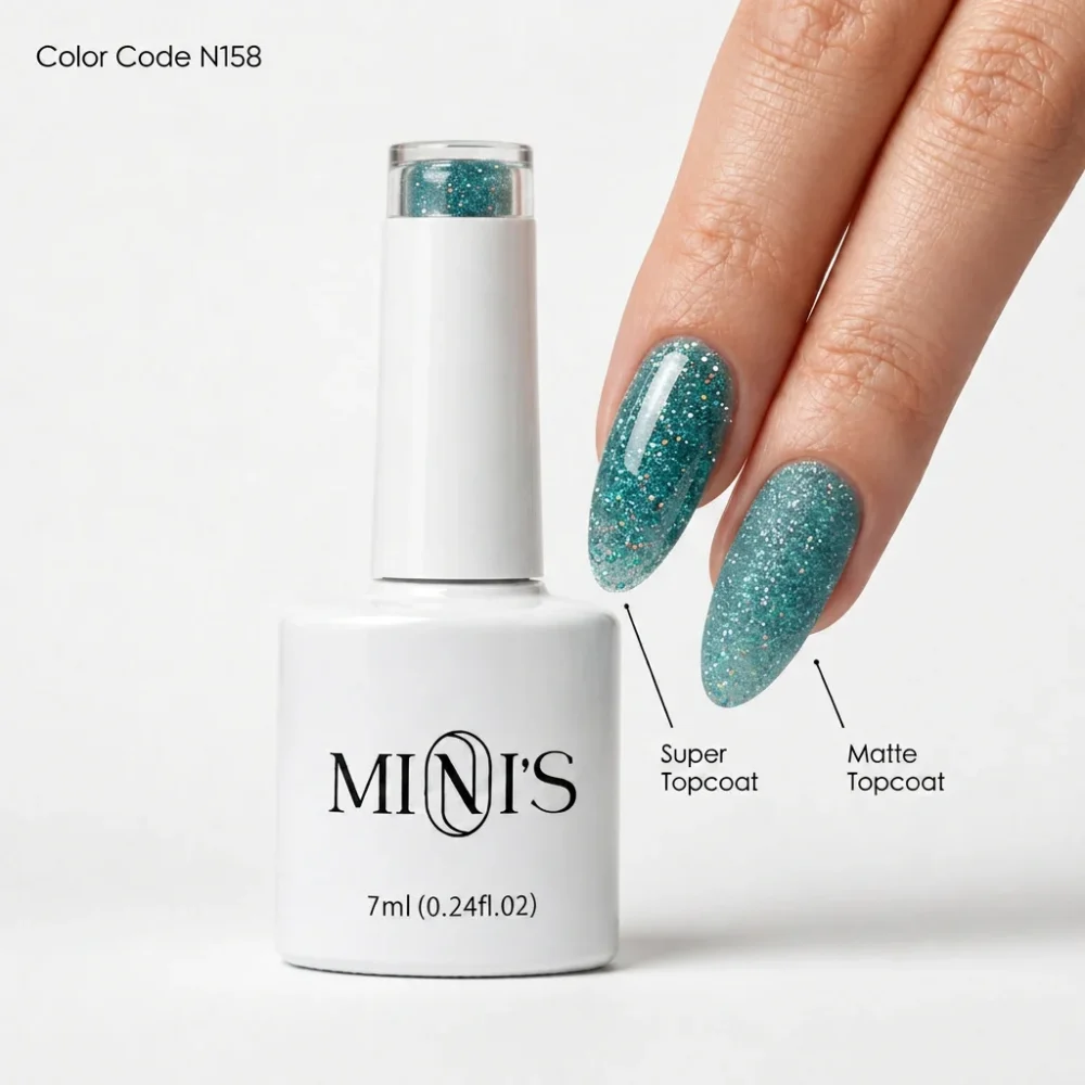 Nailistry Mini's Glitter Gel Polish 7ml - N158