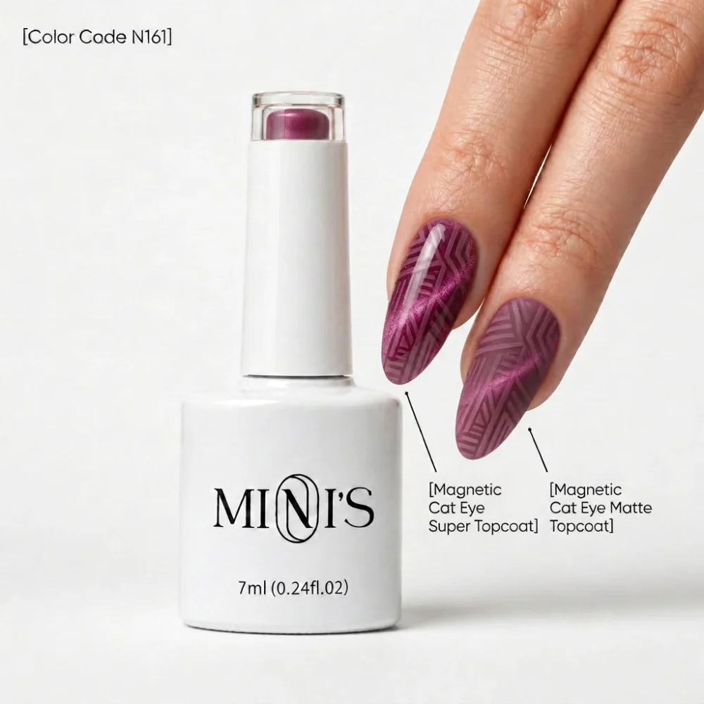 Nailistry Mini's Cat Eye Magnetic UV Gel Polish 7ml - N161