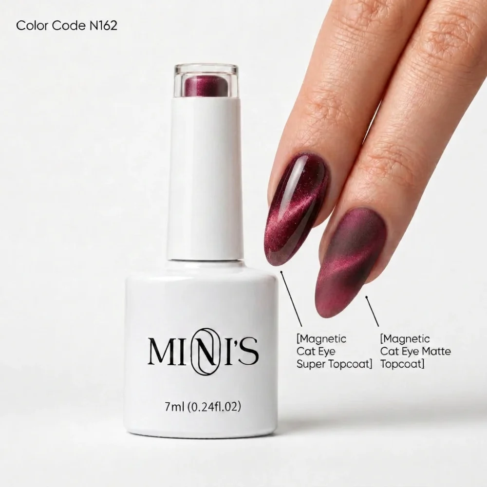 Nailistry Mini's Cat Eye Magnetic UV Gel Polish 7ml - N162