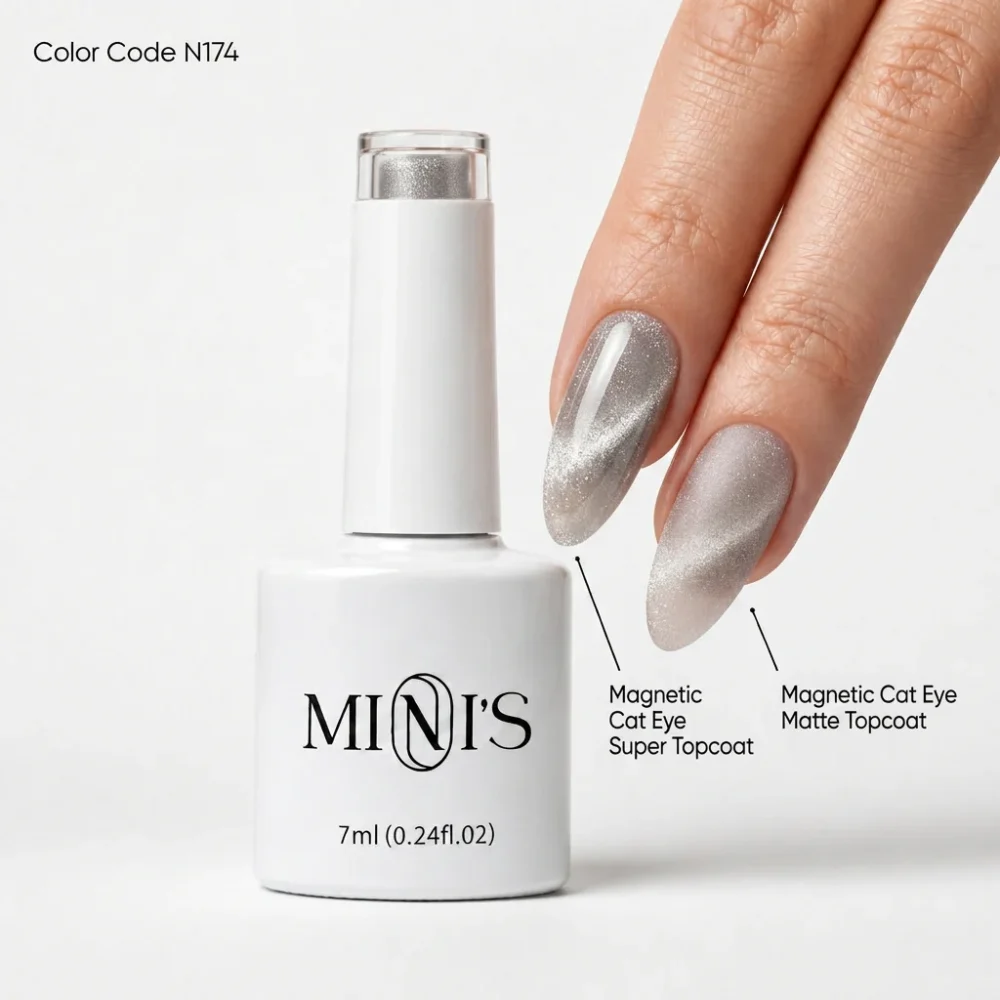 Nailistry Mini's Cat Eye Magnetic UV Gel Polish 7ml - N174