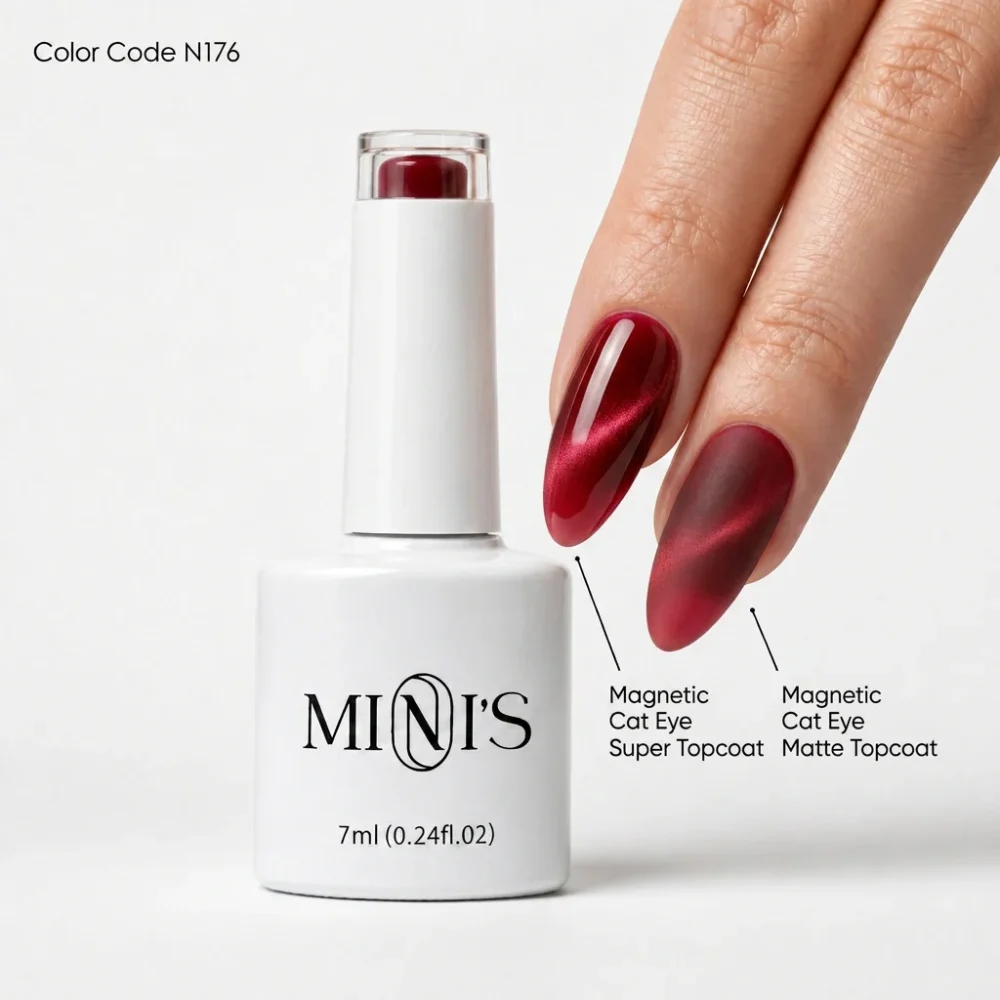 Nailistry Mini's Cat Eye Magnetic UV Gel Polish 7ml - N176